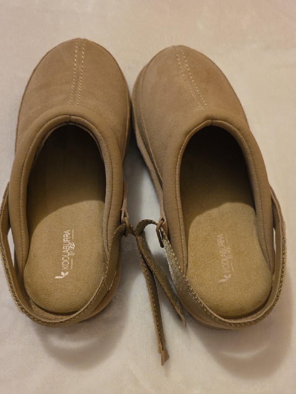 Koolaburra By Ugg Women's Slip-On Suede Tizzey Clog in Tan Size 9 New - Picture 4 of 9